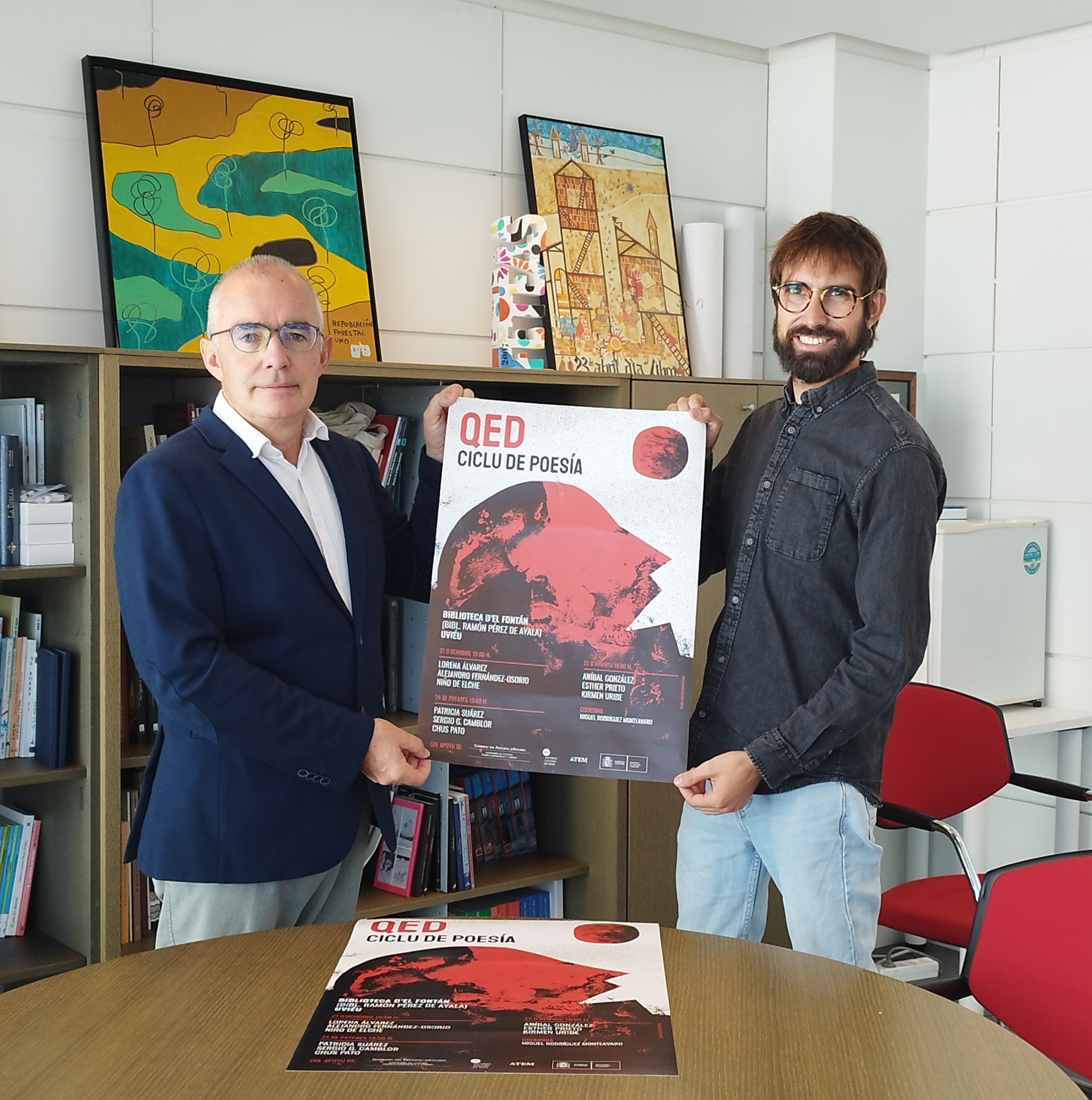 llinguastur.news.imagen - Preséntase'l programa del II Ciclu de Poesía QED