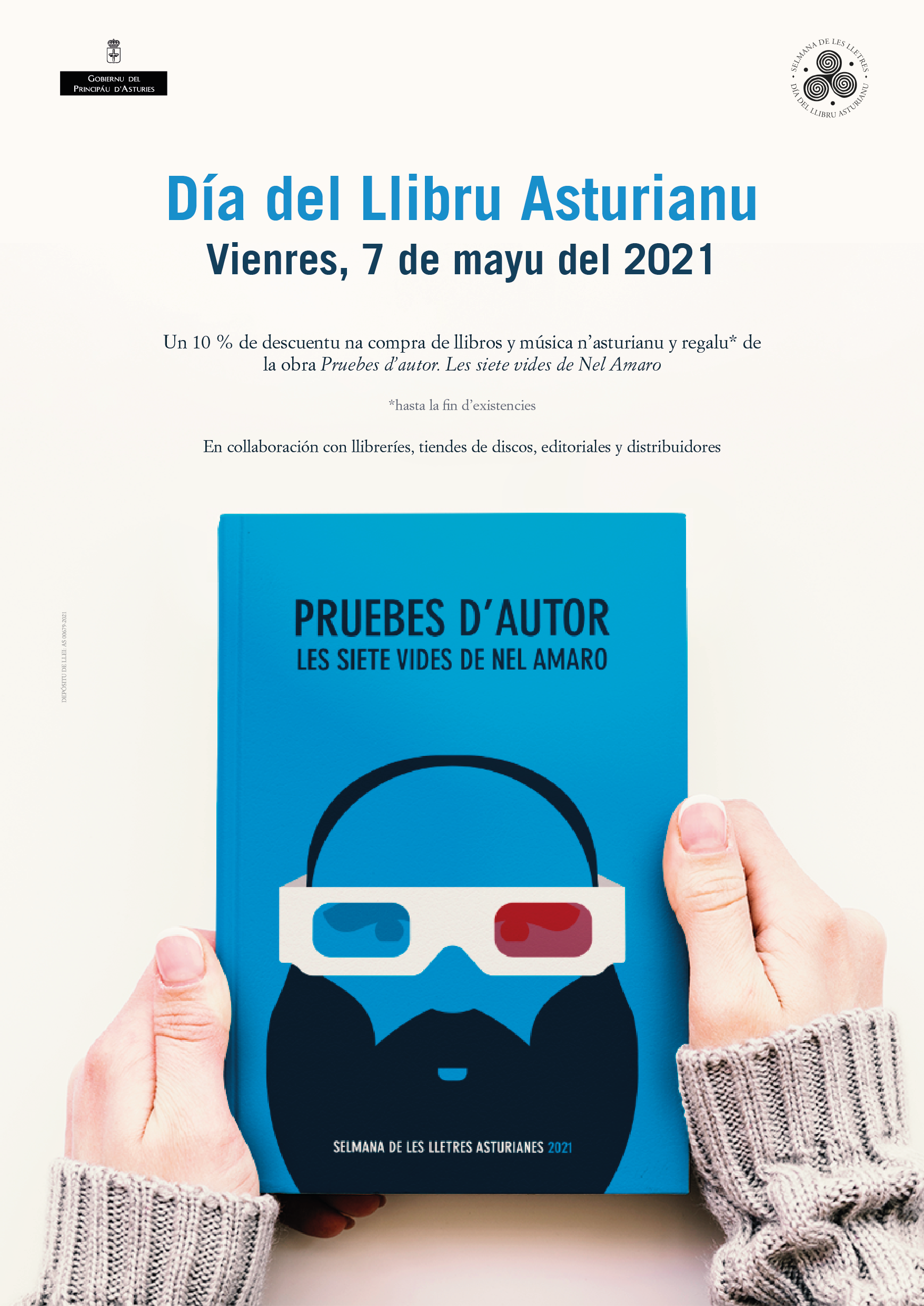 Cartel del Día del Llibru Asturianu